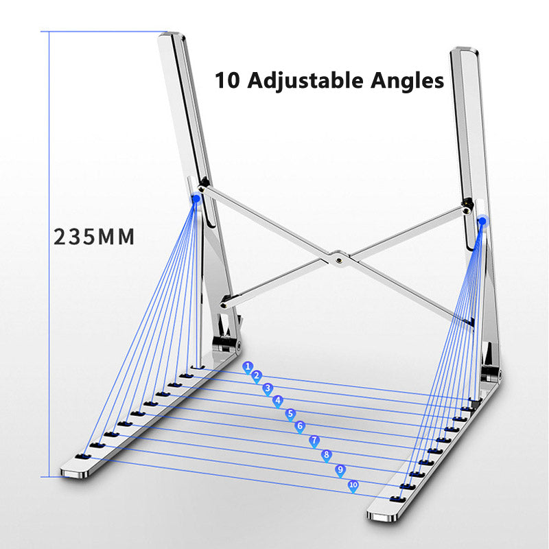 Creative Adjustable Aluminum Laptop Stand (Foldable)