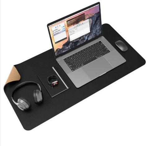 Cork Leather Desk Mouse Pad