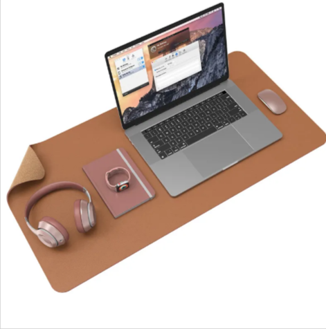 Cork Leather Desk Mouse Pad